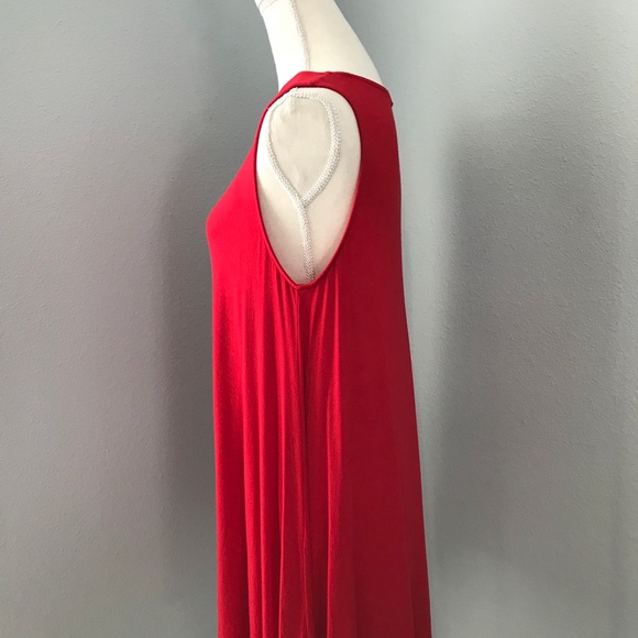 Red Shift Dress S/M - Picture 3 of 5